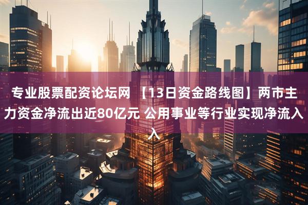 专业股票配资论坛网 【13日资金路线图】两市主力资金净流出近80亿元 公用事业等行业实现净流入